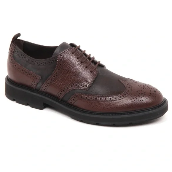Tod’s Wingtip Oxford Derby | 12 Tods (13 US) Tods Polished Leather Lace-Up Wingtip Derby Shoes Black  main image 3